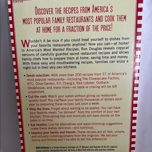 America's Most Wanted Recipes Cookbook by - Picture 13 of 13